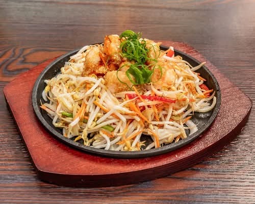 103. Ebi Teppanyaki/King prawn 蒜蓉牛油虾铁板